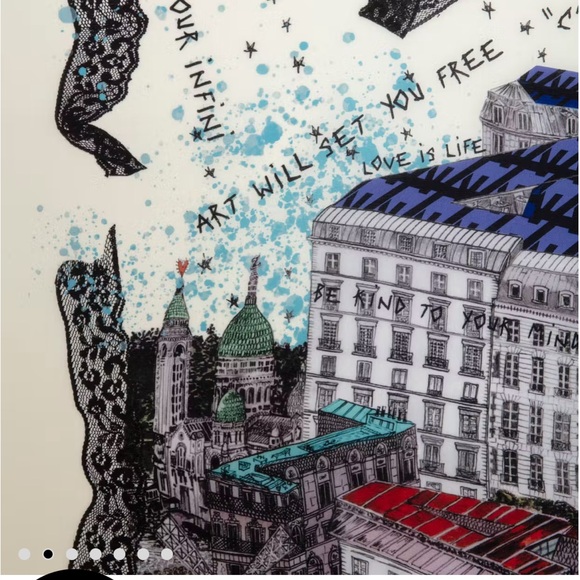 Blondie 85 Zadigcity Night Silk Scarf from Zadig& Voltaire - Picture 5 of 15